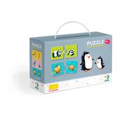Puzzle mamme e cuccioli di animali 12×2 pezzi