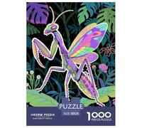 Puzzle Mantis 1000 Pezzi in Cartone Per Bambini E Adulti Gioco Da Interno Puzzles Mantis Plants Regalo Originale 38x26cm/1000pcs