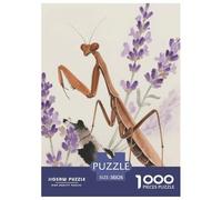 Puzzle Mantis 1000 Pezzi in Cartone Per Bambini E Adulti Gioco Da Interno Rompicapo Mantis Flowers Regalo Per Bambini 38x26cm/1000pcs