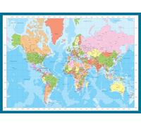 Puzzle mappa del mondo - 1000 pezzi EUROGRAPHICS