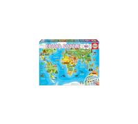 Puzzle Mappemonde Monumenti - EDUCA - 150 pezzi - Tema Architettura - Per bambini di 6 anni e oltre