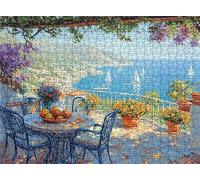 Puzzle mare fiore - Puzzle 3000 Pezzi per Adulti - Puzzles Giochi Rilassamento e Intelligence - Bene Confezionamento in Scatola - Stampa ad Alta Definizione - Puzzles Legno Impegnativi s7h-296