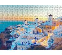 Puzzle mare piccola città - Puzzle 1500 Pezzi per Adulti - Puzzles Giochi Rilassamento - Bene Confezionamento in Scatola - Stampa Alta Definizione Colori Brillanti - Puzzles Legno Impegnativi s7h-389