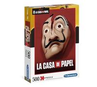 PUZZLE MASCHERA SALVADOR DALI' LA CASA DI CARTA DA 500 PEZZI - 36x49 CM
