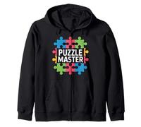 Puzzle Master Enthusiast - Divertente risolutore di Puzzle Felpa con Cappuccio
