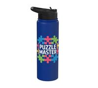 Puzzle Master Enthusiast - Divertente risolutore di puzzle Stainless Steel Insulated Water Bottle