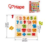 Puzzle Hape con numeri e simboli matematici 1 St