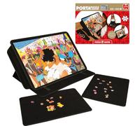 Puzzle Mates Portapuzzle Comfort, tappetino per puzzle portatile in feltro antiscivolo, con angolo regolabile da 500 a 1000 pezzi, leggero, facile da riporre, organizer e organizer - 49 x 68 cm -