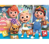 Clementoni Supercolor Puzzle - Cocomelon - 24 Maxi Pezzi - Made in Italy, Puzzle Bambini 3 Anni, Puzzle Bambini Clementoni, Puzzle Cartoni Animati, Multicolor, Medium