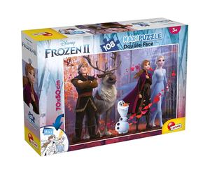 Puzzle maxi double-face Disney Frozen II 108 pz retro colorabile 2641