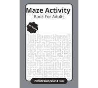 Puzzle Maze Activity Book: Maze Puzzles with Easy to Read Print | 6x9 inches, 120 pages | 50+ Puzzles... Gift for Vacations, Holidays and Relaxation