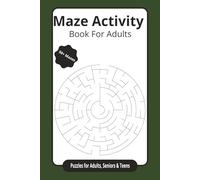 Puzzle Maze Activity Book: Maze Puzzles with Easy to Read Print | 6x9 inches, 120 pages | 50+ Puzzles... Gift for Vacations, Holidays and Relaxation