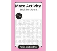 Puzzle Maze Activity Book: Maze Puzzles with Easy to Read Print | 6x9 inches, 120 pages | 50+ Puzzles... Gift for Vacations, Holidays and Relaxation
