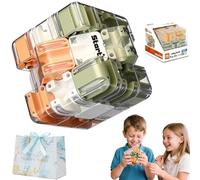 Puzzle Maze Cube, grande labirinto, labirinto 3D, Engaging Brain Teaser Toy, 2 in 1, cubo magico e sfera, per alleviare lo stress e lo sviluppo logico (colore)