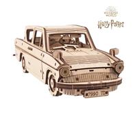 Ugears Harry Potter Ford Anglia Volante Auto Puzzle 3D Modellismo da Costruire Adulti - Puzzle In Legno Meccanico - Puzzle 3D Per Adulti Da Costruire Kit di Modellismo Auto Con Motore Spring