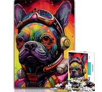 Puzzle meccanico a forma di cane da 1000 pezzi, regalo per adulti, per ammazzare il tempo durante le vacanze Ogni pezzo è unico Gioco divertente e stimolante per tutta la famiglia (50x75cm)