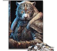 Puzzle meccanico a forma di tigre per adulti, 1000 pezzi, giochi divertenti Ogni pezzo è unico Gioco stimolante e divertente per tutta la famiglia (26x38cm)