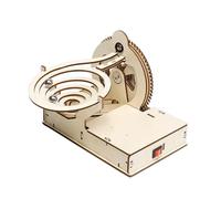 Puzzle Meccanico in Legno - Modello Di Pista Ingranaggio Da 5,91 Pollici | Kit di apprendimento STEM - Giocattolo Di Assemblaggio DIY Marble Run Incoraggiante Le Abilità Di Creatività Logica, Adatto
