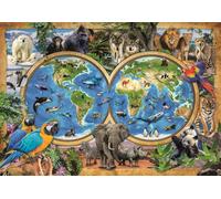 Clementoni - Supercolor The Wonderful World-180 stukjes kinderen 9 jaar, puzzel