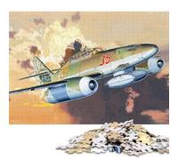 Puzzle Messerschmitt Me262 B1A da 1000 pezzi per adulti, puzzle in legno, rompicapo per bambini, 1000 pezzi (75x50 cm)