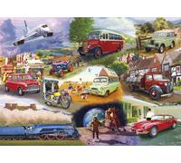 Puzzle Mezzi di trasporto cult 1000 pezzi GIBSONS