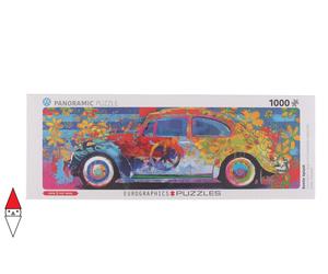 PUZZLE MEZZI DI TRASPORTO EUROGRAPHICS VW BEETLE - SPLASH PANORAMA 1000 PZ