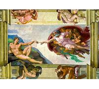 Puzzle Michelangelo La Creazione di Adamo 1000 Pezzi