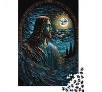 Puzzle Midnight_Jesus_Christus da 500 pezzi, per adulti e puzzle in legno, giochi educativi per bambini, 500 pezzi (52x38 cm)