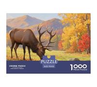Puzzle Milu Deer Con 1000 Pezzi Per Adulti,Autumn Forest Scene Gioco Diabilità Impossibile Gioco Intellettivo Familiare Regalo Per Amore E Amico 70x50cm/1000pcs