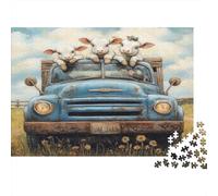 Puzzle Mini 1000 Pezzi Camion Vitello per Adulti | 38x26cm Carta, Decorazione della camera, Taglio preciso, Regalo di raccolta, Sollievo dallo stress