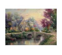 Puzzle Mini 1000 Pezzi Casa Ponte per Adulti | 38x26cm Carta, Decorazione della camera, Taglio preciso, Regalo di raccolta, Formazione dello spirito