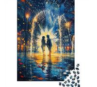 Puzzle Mini 1000 Pezzi Fontana Coppia per Adulti | 52 x 38 cm Carta, Decorazione della camera, Taglio preciso, Regalo di raccolta, Relax mentale