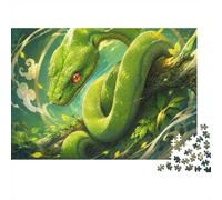 Puzzle Mini 1000 pezzi serpente per adulti | 70x50cm Cartone, Decorazione della casa, Taglio preciso, Regalo di raccolta, Formazione dello spirito