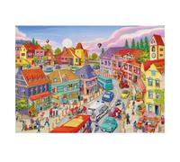 Puzzle Mini 1000 pezzi Via della Città per Adulti | 52 x 38 cm cartone, decorazione della camera, taglio preciso, regalo di raccolta, relax mentale