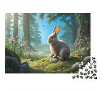Puzzle Mini Rex Da 1000 Pezzi, Puzzle Rabbit Adulti, Gioco Di Abilità Impossibile Puzzle Arte Giochi Rilassamento E Intelligenza Regali Di Festa 1000pcs (75x50cm)