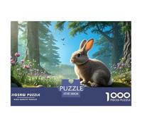 Puzzle Mini Rex Rabbit Con 1000 Pezzi Per Adulti,Summer Forest Landscape Gioco Diabilità Impossibile Giochi Rilassamento E Intelligenza Regali Di Festa 38x26cm/1000pcs