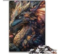 Puzzle misteriosi del drago volante per adolescenti, 1000 puzzle, giocattoli da gioco stimolanti, ogni pezzo è unico - Gioco stimolante e divertente per tutta la famiglia (50x75cm)
