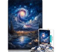 Puzzle misteriosi del Monte Fuji per adulti e adolescenti, puzzle, giocattoli, giochi educativi, antistress, adatti per la decorazione della scrivania, 50x75cm