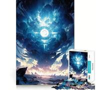 Puzzle misterioso a energia per adulti, 1000 pezzi, gioco per allenare la mente, divertimento in casa, taglio di precisione, regalo per le vacanze (38x52cm)