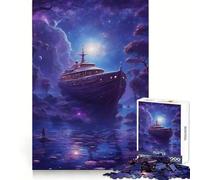 Puzzle misterioso a tema pirati per adulti, 1000 pezzi, gioco di logica, hobby silenzioso, taglio perfetto, regalo elegante (38x52cm)