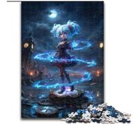 Puzzle misterioso da 1000 pezzi con ragazza elfo, regalo per adolescenti, gioco stimolante, ideale come regalo per tutta la famiglia (26x38cm)
