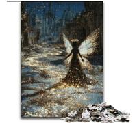 Puzzle misterioso da 1000 pezzi con ragazza elfo, regalo per adulti, antistress, per ammazzare il tempo durante le vacanze, per migliorare l'amore tra coppie (50x75cm)