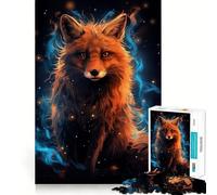 Puzzle misterioso da 1000 pezzi Red Fox per adulti, gioco di puzzle per esercitare la mente, giocattolo per la famiglia, taglio di precisione, regalo creativo (38x26cm)