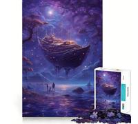Puzzle misterioso dei pirati da 1000 pezzi per adulti, gioco di logica intelligente, silenzioso, divertente, con bordi lisci, regalo per le festività (38x26cm)