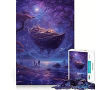 Puzzle misterioso dei pirati da 1000 pezzi per adulti, regalo, gioco di logica, divertimento lento, taglio preciso, regalo elegante (50x75cm)