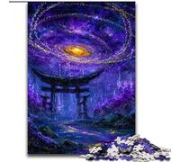 Puzzle misterioso del cancello Torii da 1000 pezzi per adolescenti, giocattoli da gioco stimolanti Ogni pezzo è unico Gioco stimolante e divertente per tutta la famiglia (26x38cm)