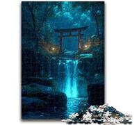 Puzzle misterioso del cancello Torii da 1000 pezzi per adulti e adolescenti, sfida di intelligenza cerebrale, giocattoli avvincenti per la decorazione della casa (50x75cm)