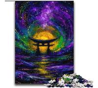 Puzzle misterioso del cancello Torii da 2000 pezzi per adulti, gioco stimolante e interazione tra genitori e figli in famiglia (70x100cm)