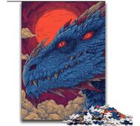 Puzzle misterioso del drago da 2000 pezzi per adolescenti, interessante interazione genitore-figlio per ridurre lo stress (70x100cm)