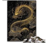 Puzzle misterioso del drago per adolescenti da 1000 pezzi, aiuta il cervello a esercitare i giocattoli avvincenti per coltivare la pazienza Gioco di sfida unico (26x38cm)